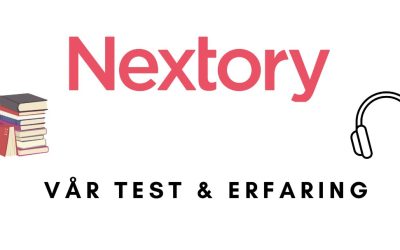 Nextory erfaringer & test: Norges beste lydbok-app?